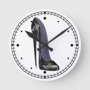 Kunstklokken voor Stiletto Shoe Ronde Klok