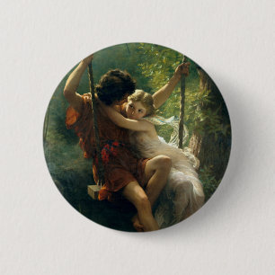 Kunstknop "Primavera" van Cot Ronde Button 5,7 Cm