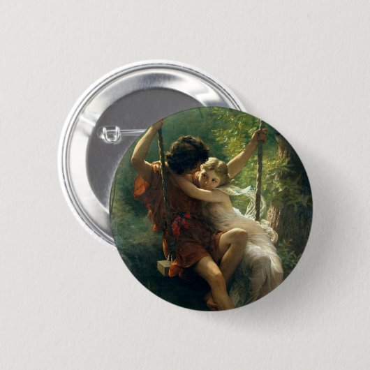 Kunstknop "Primavera" van Cot Ronde Button 5,7 Cm (Voorkant /achterkant)