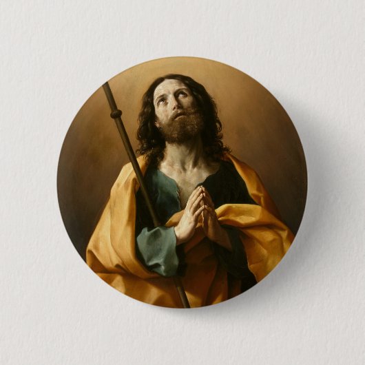 Kunstknop "Saint James" Ronde Button 5,7 Cm (Voorkant)