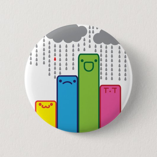 Kunstknop voor remblokken ronde button 5,7 cm (Voorkant)