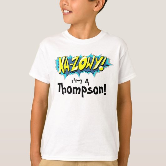 Kunstkomieboek Ka-Zowy! Shirt op dag van aanneming (Voorkant)