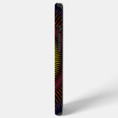 Kunstkop caleidoscoop patroon iPhone hoesje (Linkerkant)