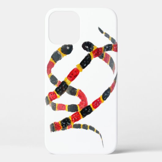 Kunstkoraalslangen reptielen Case-Mate iPhone case (Achterkant)