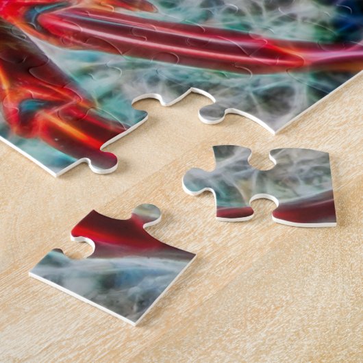 Kunstkrab op het zand-Zee leven Legpuzzel (Zijkant)