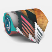 Kunstkunst in Arrodepijpen Stropdas (Opgerold)