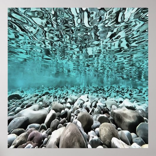 Kunstkunst in de Egeïsche Zee Poster (Voorkant)