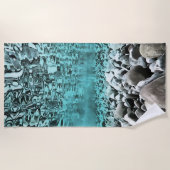 Kunstkunst in de Egeïsche Zee Strandlaken (Voorkant)