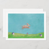 Kunstkunst in het schilderij van Armadillo Kaart (Voorkant / Achterkant)