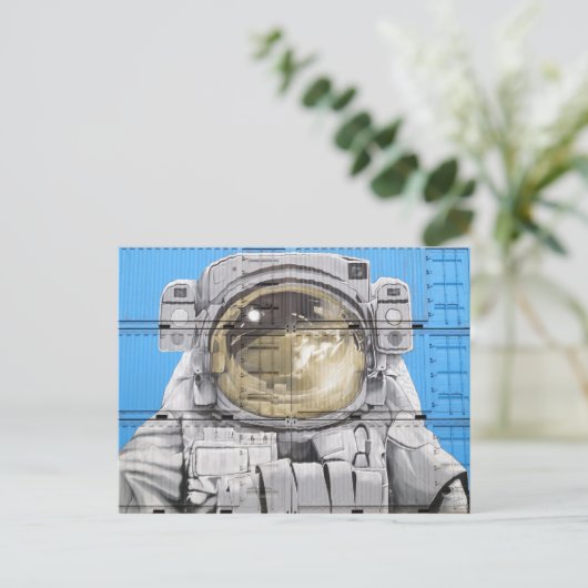 Kunstkunst in het stedelijk milieu briefkaart (Staand voorkant)