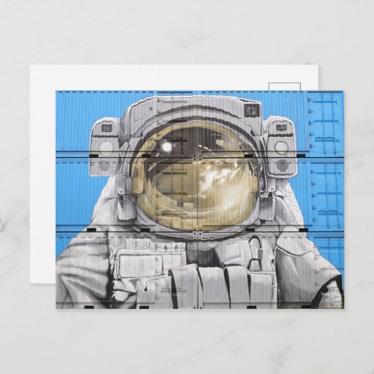 Kunstkunst in het stedelijk milieu briefkaart (Voorkant / Achterkant)