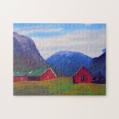 Kunstkunst in Noorwegen Legpuzzel (Horizontaal)