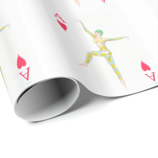 Kunstkunst met kunstdanskunst, harlequin cadeaupapier (Rol Hoek)