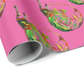 Kunstkunst pop van peren, illustratie waterverf cadeaupapier (Rol Hoek)