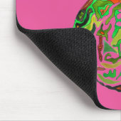 Kunstkunst pop van peren, illustratie waterverf muismat (Hoek)