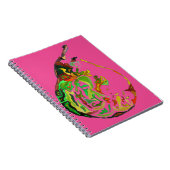 Kunstkunst pop van peren, illustratie waterverf notitieboek (Rechterzijde)