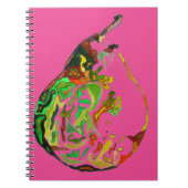 Kunstkunst pop van peren, illustratie waterverf notitieboek (Voorkant)