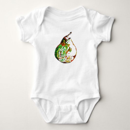 Kunstkunst pop van peren, illustratie waterverf romper (Voorkant)