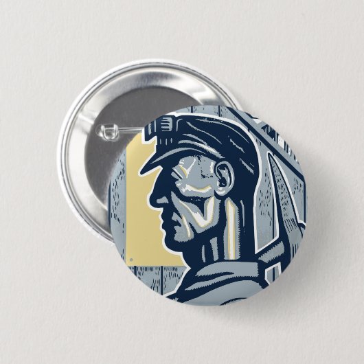 kunstkunst ronde button 5,7 cm (Voorkant /achterkant)