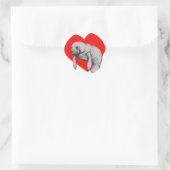 kunstkunst ronde sticker (Tas)