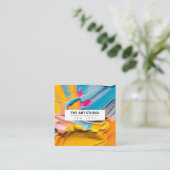 Kunstkunst van moderne naam Studio Contactkaartje (Staand voorkant)