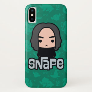 Kunstkunst van Snape-tekenfilm iPhone X Hoesje