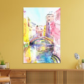 Kunstkunst van Venetië Canvas Afdruk (Insitu (Woonkamer))