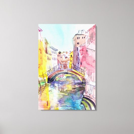 Kunstkunst van Venetië Canvas Afdruk (Voorkant)