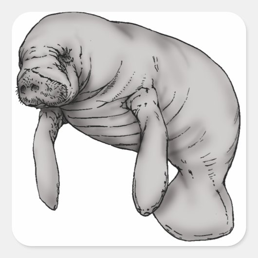 kunstkunst vierkante sticker (Voorkant)