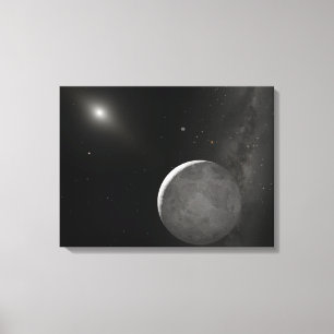 Kunstkunstenaarsconcept Kuiper Belt object Canvas Afdruk