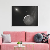 Kunstkunstenaarsconcept Kuiper Belt object Canvas Afdruk (Insitu (Woonkamer))