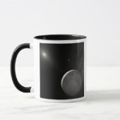 Kunstkunstenaarsconcept Kuiper Belt object Mok (Links)