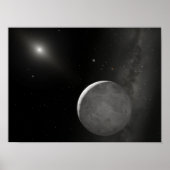 Kunstkunstenaarsconcept Kuiper Belt object Poster (Voorkant)