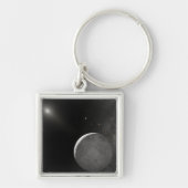 Kunstkunstenaarsconcept Kuiper Belt object Sleutelhanger (Voorkant)