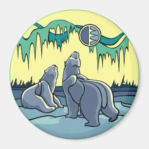 Kunstkunstfoto's van Arctic Fridge Magnet Polar Be
