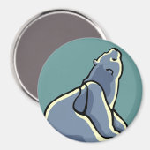 Kunstkunstfoto's van Arctic Fridge Magnet Polar Be (Voorkant / Achterkant)