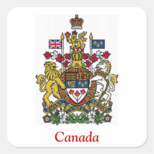 Kunstlaan van Canada Vierkante Sticker
