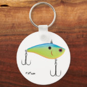 Kunstlaas, rugleuning, Vis Sleutelhanger (Voorkant)