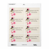 Kunstlabel met zwarte cichorei etiket (Full Sheet)