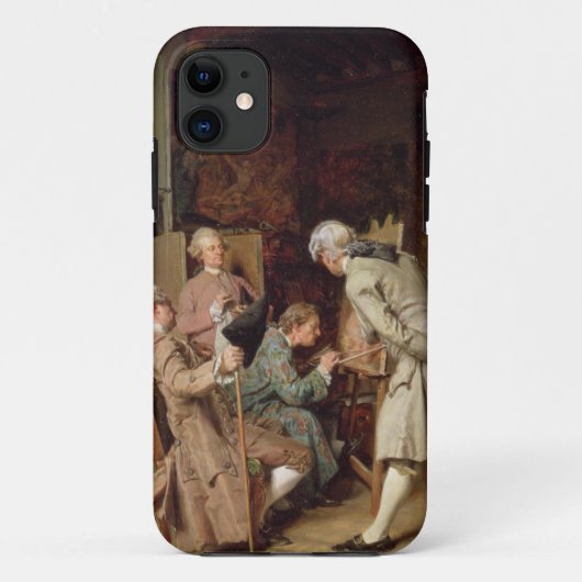 Kunstlagen, of de Schilder, 1860 (paneel) Case-Mate iPhone Case (Achterkant)
