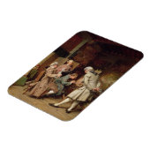 Kunstlagen, of de Schilder, 1860 (paneel) Magneet (Linkerzijde)