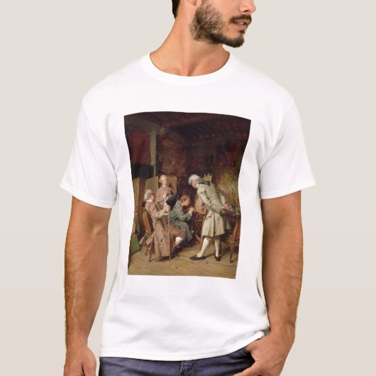 Kunstlagen, of de Schilder, 1860 (paneel) T-shirt (Voorkant)