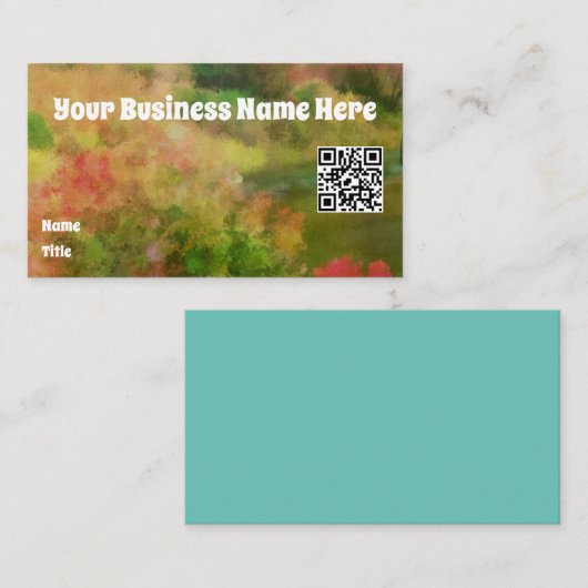 Kunstlandschap Visitekaartje (Voorkant / Achterkant)