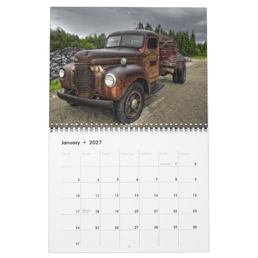 Kunstlandschappen van 2010 kalender (Jan 2027)