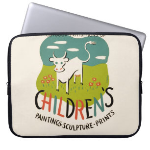 Kunstlaptop voor kinderen laptop sleeve