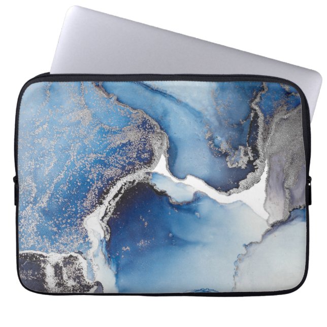 Kunstlaptophoes voor inktflattop laptop sleeve (Voorkant)