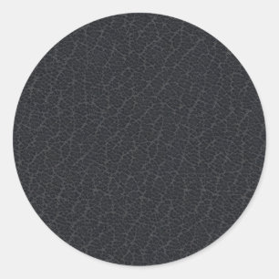 kunstleder ronde sticker