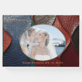 Kunstleer Textuur Kunst design Gastenboek