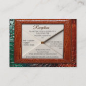 Kunstleer Textuur Kunst design Informatiekaartje (Voorkant)