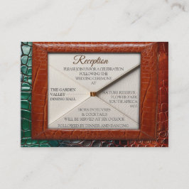 Kunstleer Textuur Kunst design Informatiekaartje